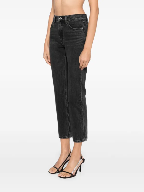 ALEXANDER WANG ストレートデニム Alexander Wang ストレートジーンズ | ブラック | FARFETCH JP