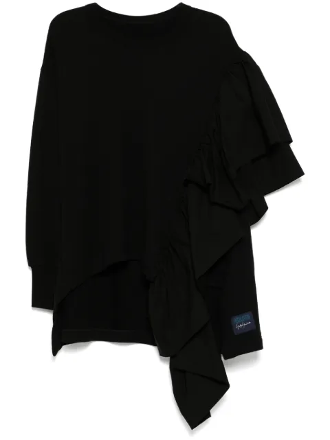 Yohji Yamamoto توب مزين بكرانيش