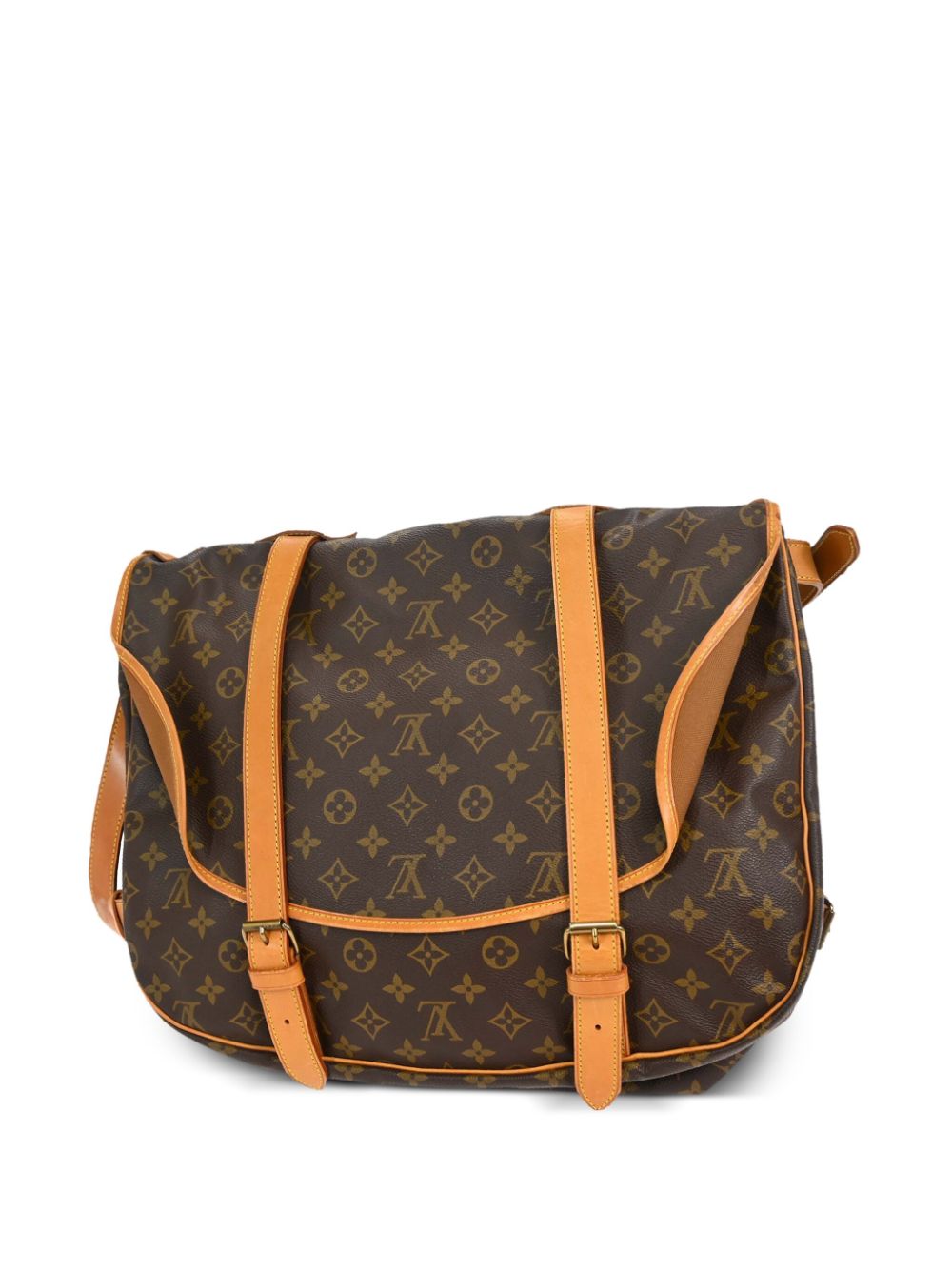 Louis Vuitton Pre-Owned 1991 Saumur 43 crossbodytas - Bruin