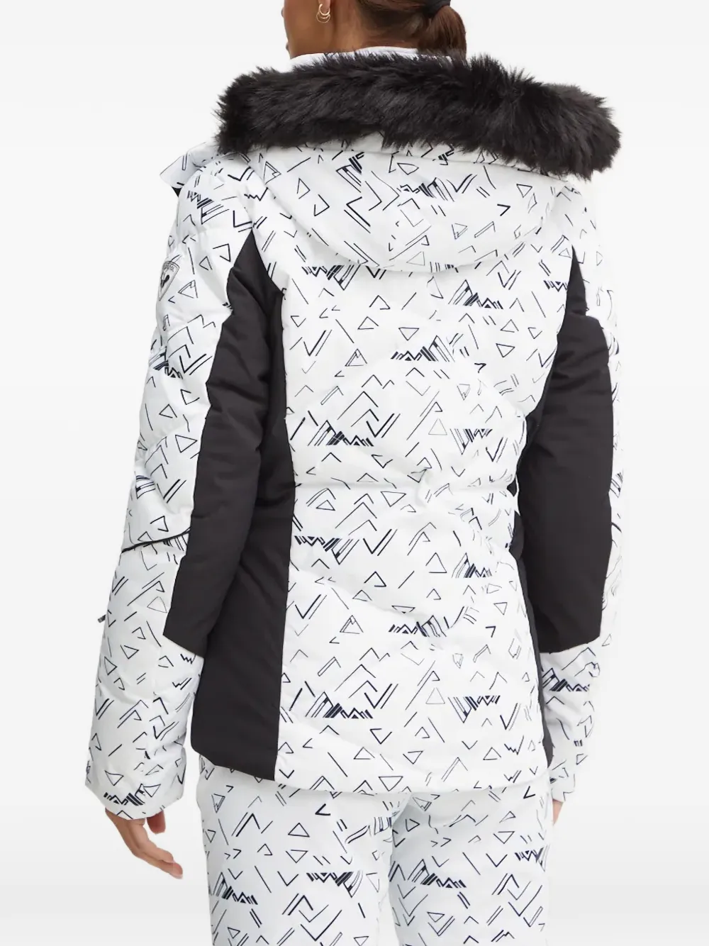 Rossignol Staci ski-jack van imitatiebont - Wit