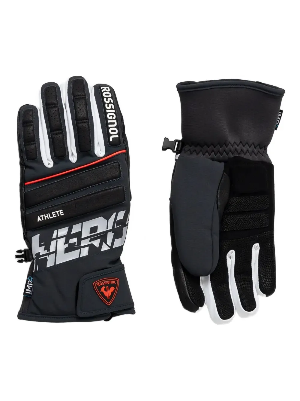 Rossignol Hero Master logo-patch ski gloves | Grey | Image 1