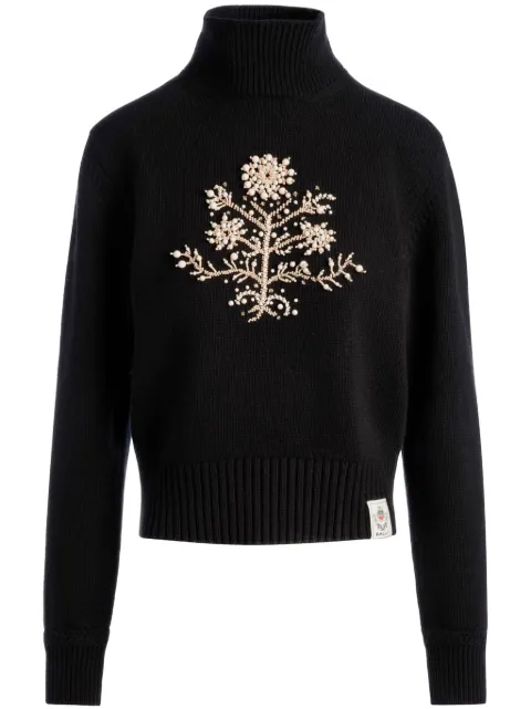 Bally Heritage Flower-embellished sweater