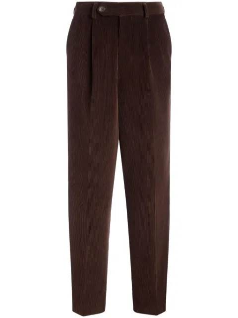 Bally pantalones de pana con pinzas