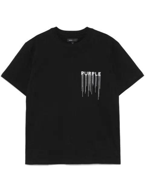 Purple Brand Wordmark Drip T-Shirt
