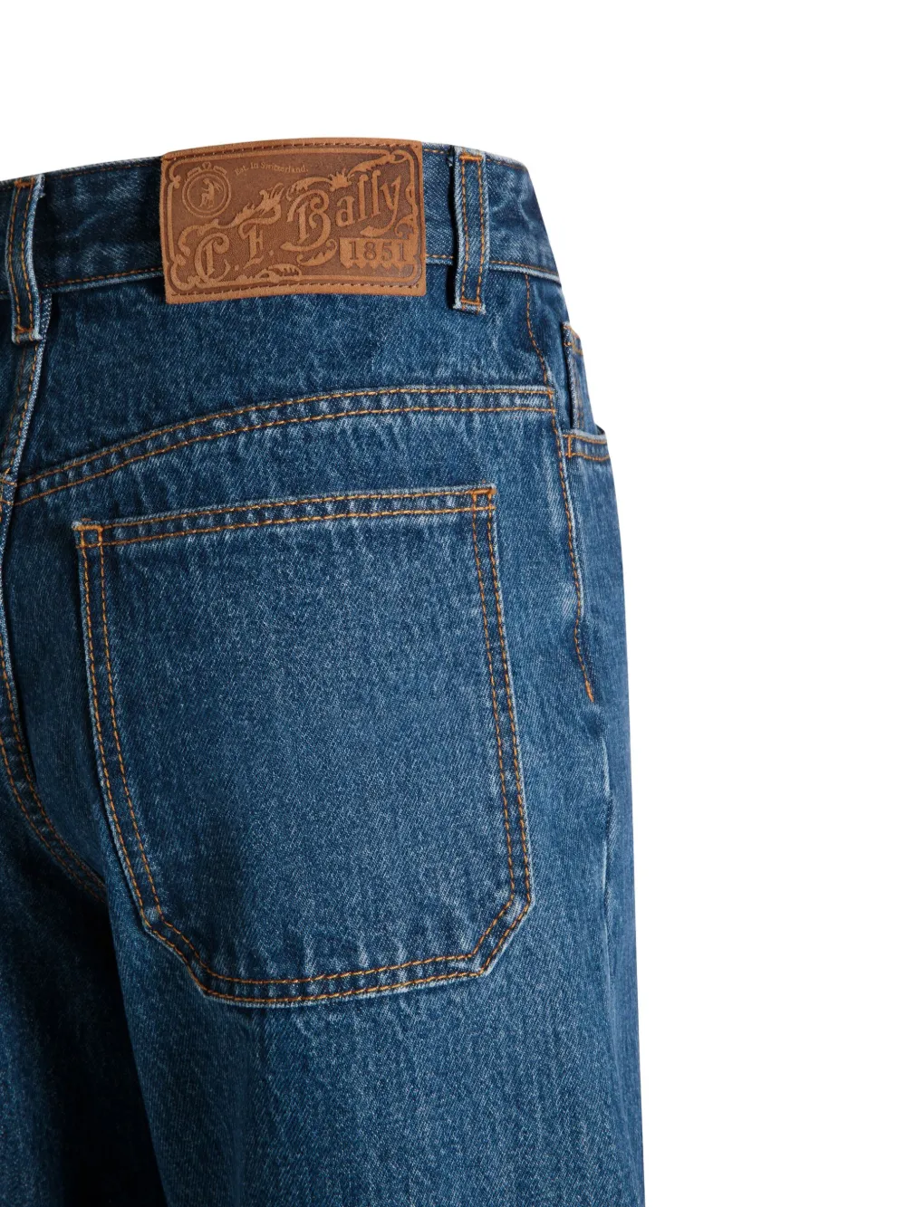 Bally Jeans met wijde pijpen Blauw