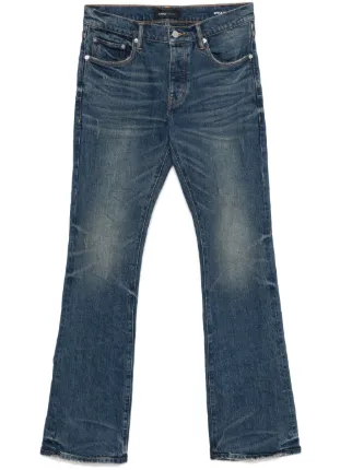 Purple Brandフレアデニムパンツ ダークブルー 未使用 Purple Brand フレアジーンズ | ブルー | FARFETCH JP