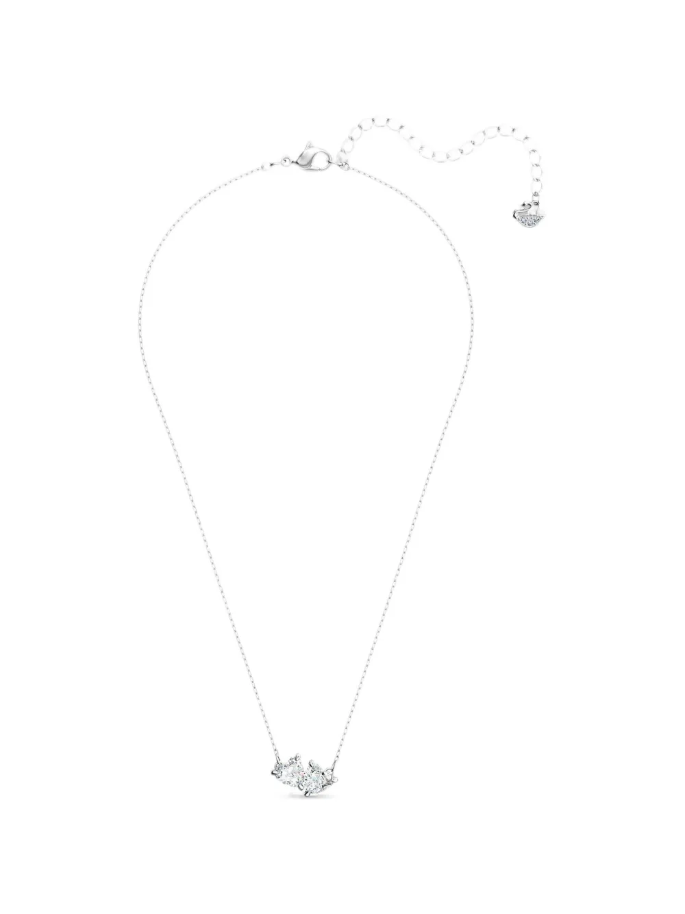 Swarovski Mesmera heart-cut crystal necklace - Argento