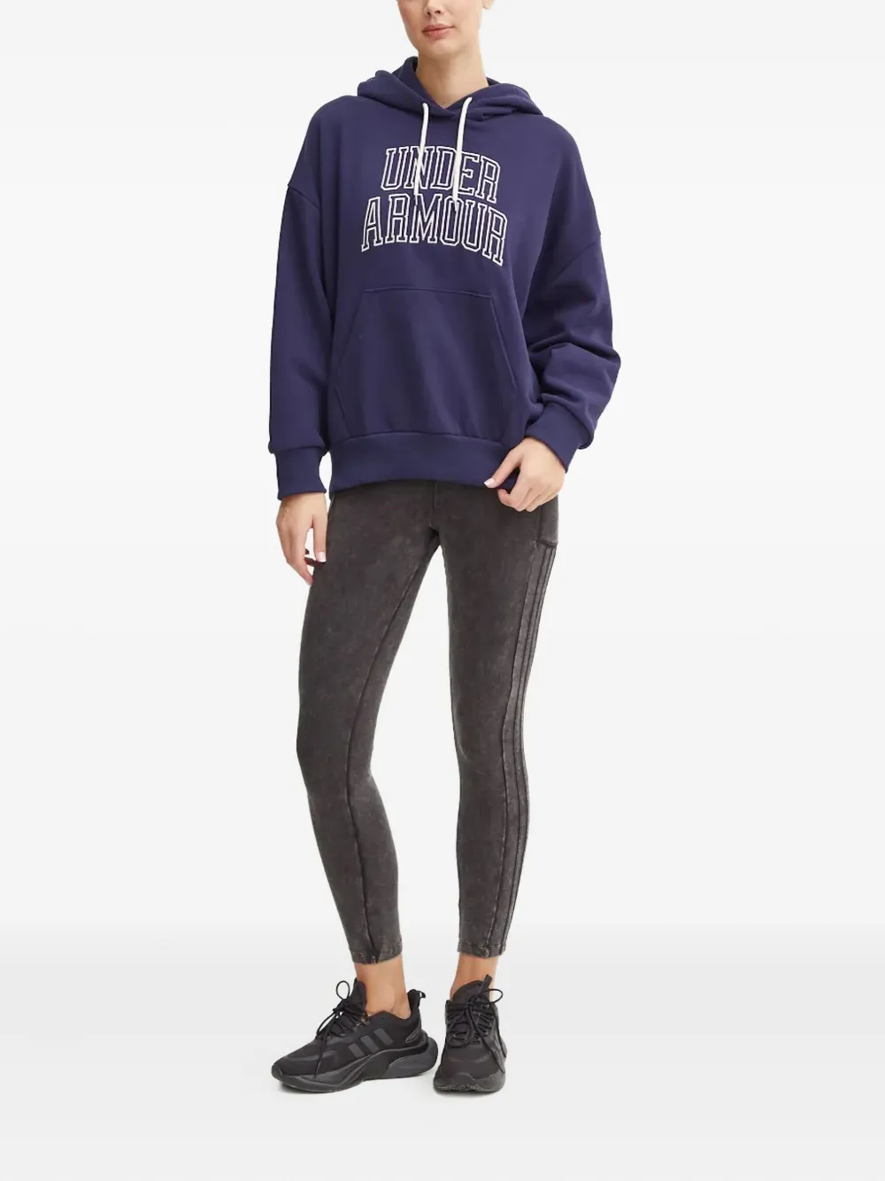 Under Armour Icon Heavyweight Terry hoodie - Blauw