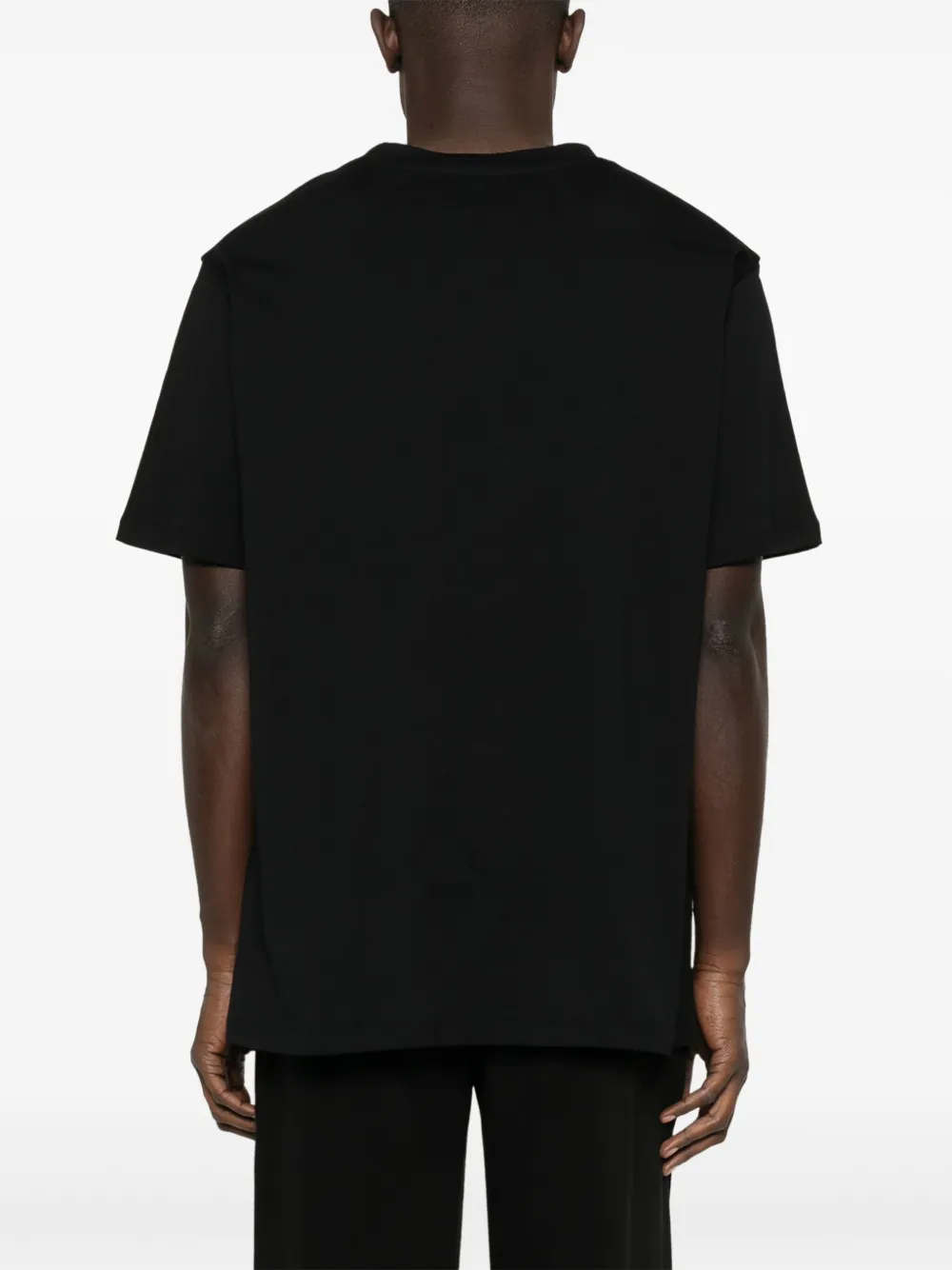 Balmain T-shirt met logo Zwart