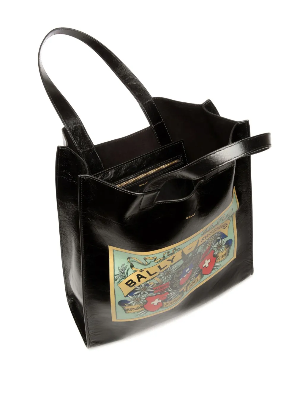 Bally Easy shopper met print Zwart