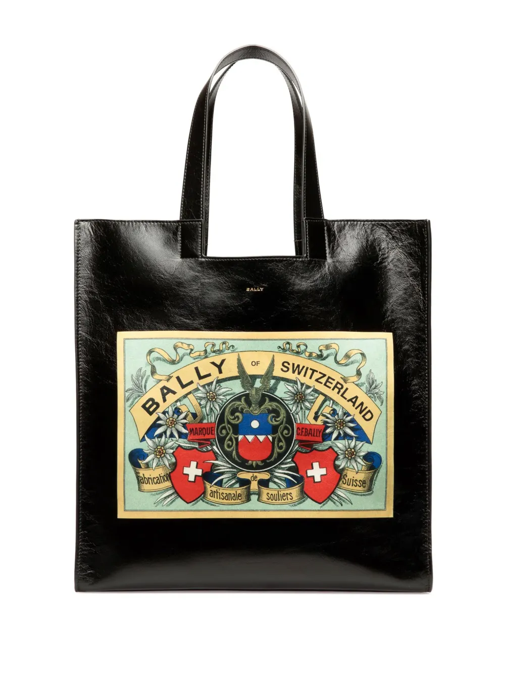 Bally Easy Bally-print tote bag | Black | Image 1