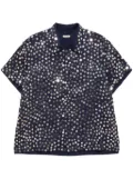 BODE sequin spangled shirt - Blue