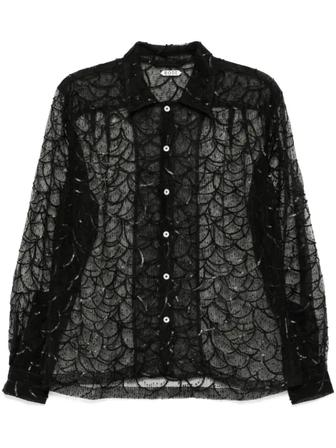 BODE pewter shoal shirt