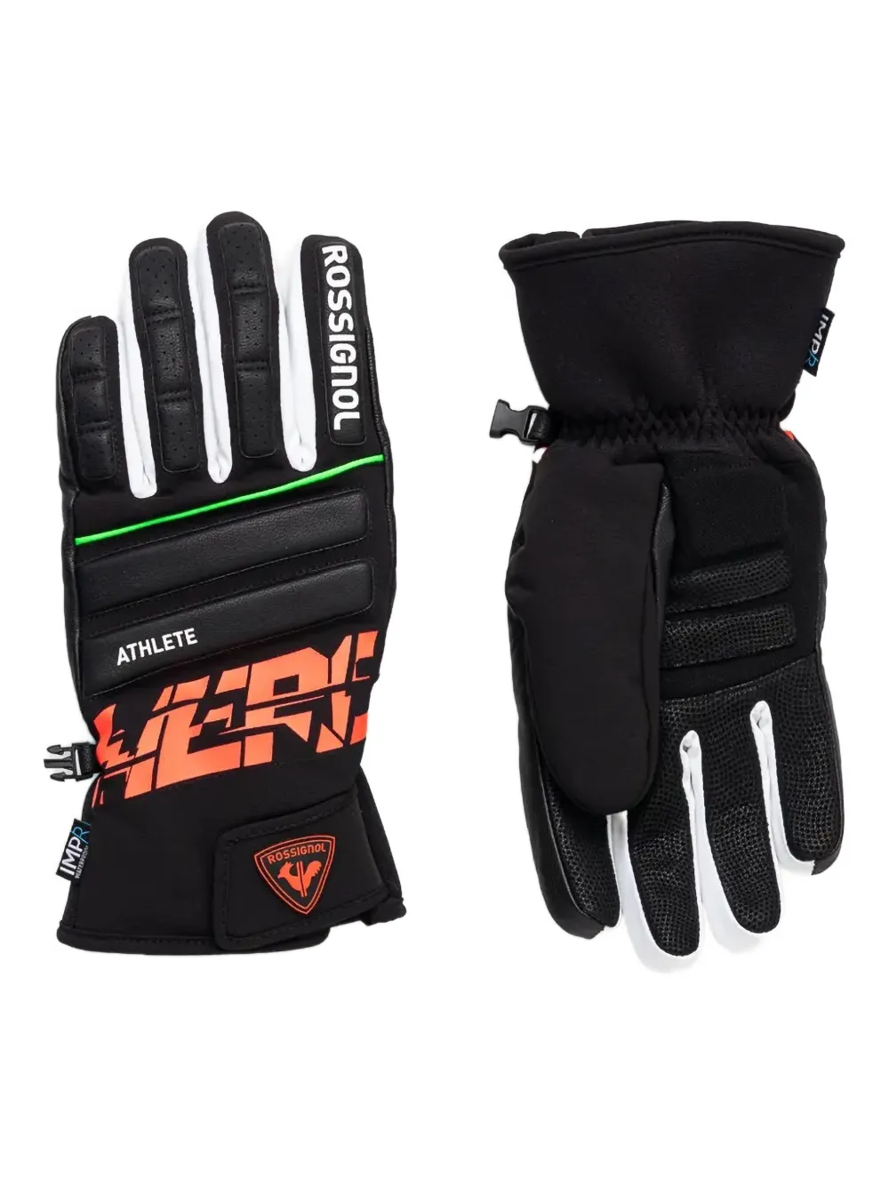 Rossignol Hero Master Logo-patch Ski Gloves In Black
