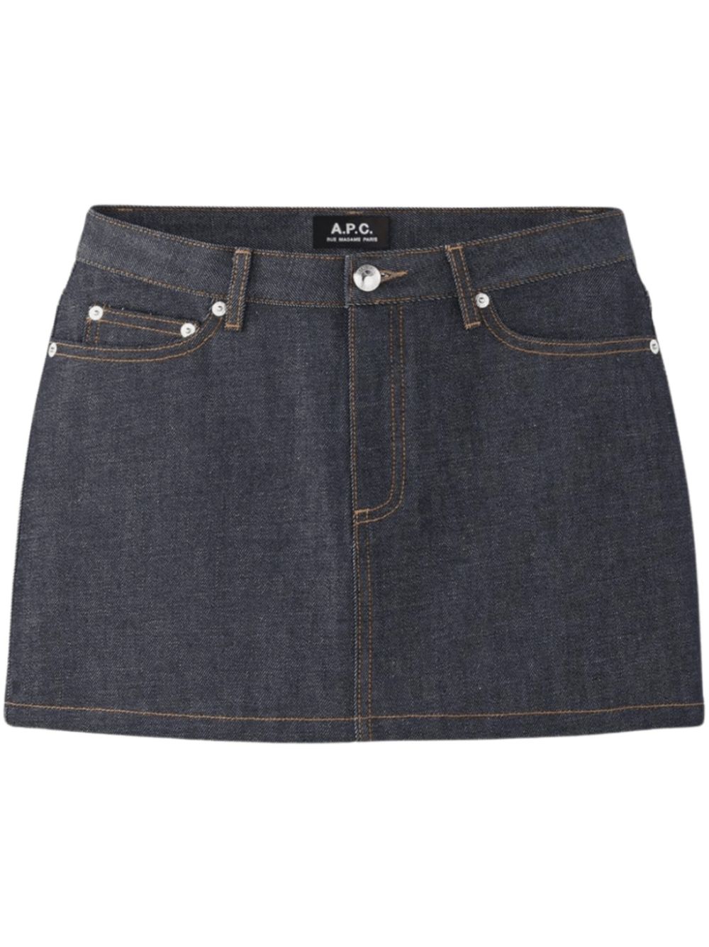 A.P.C. Standard miniskirt - Blue