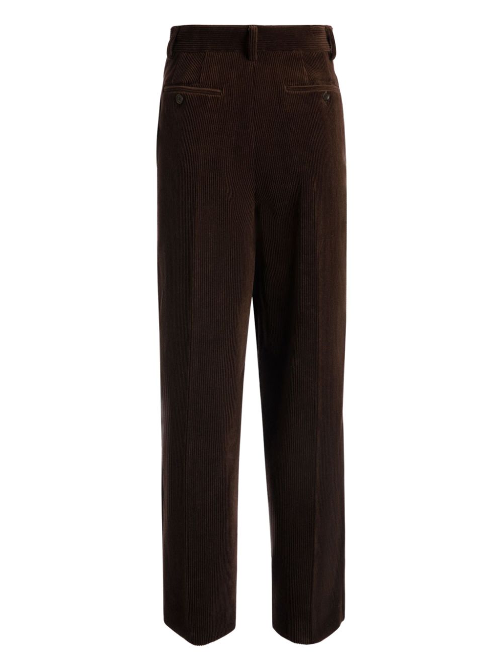 Bally pleated corduroy trousers - Bruin