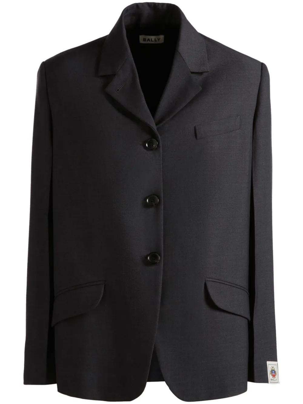 Bally Blazer met logopatch Grijs