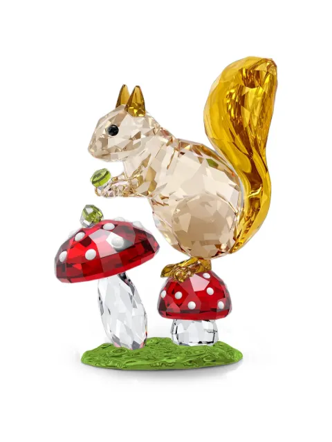 Swarovski squirrel-motif ornament
