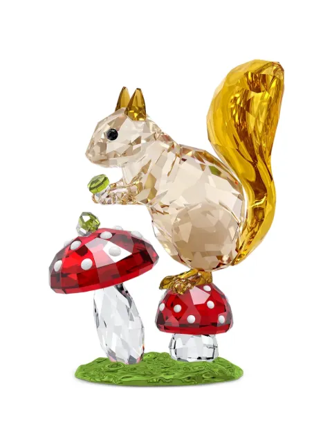 Swarovski squirrel-motif ornament