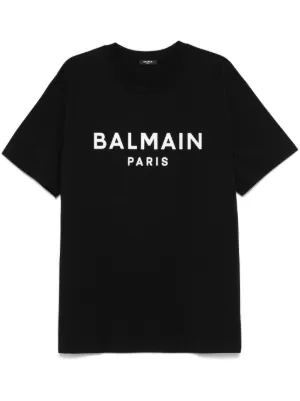ᙏ̤̫❤︎ 　BALMAIN ロゴプリント Tシャツ BALMAIN（バルマン）Tシャツ - FARFETCH