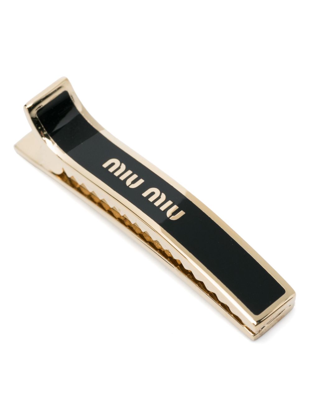 Miu Miu logo-print hair clip Women