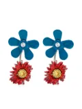 Marni flower-stud earrings - Silver