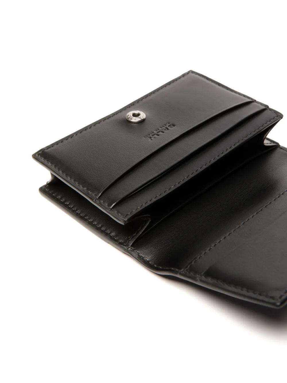 Bally Leren Deco Business pasjeshouder Zwart