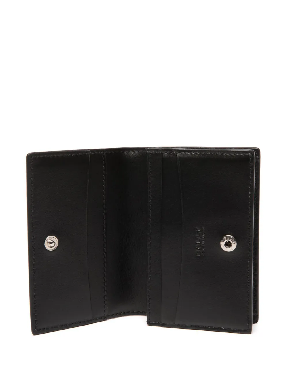 Bally Leren Deco Business pasjeshouder Zwart