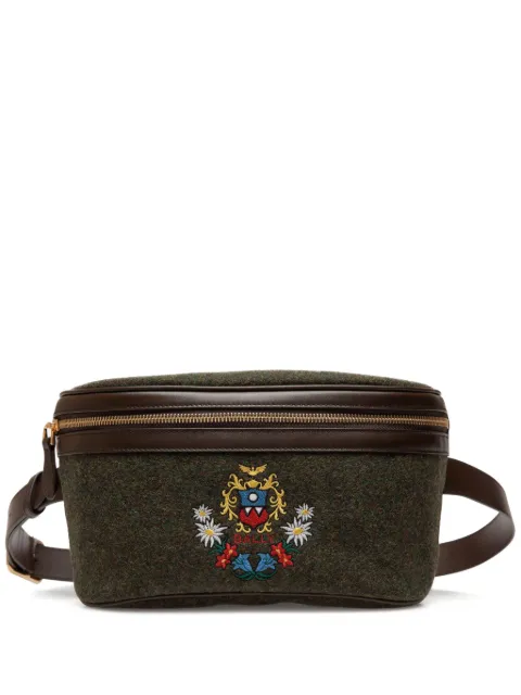 Bally Alpine Flower-embroidered belt bag 