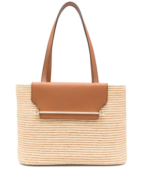 Strathberry tote estilo cesta mediana