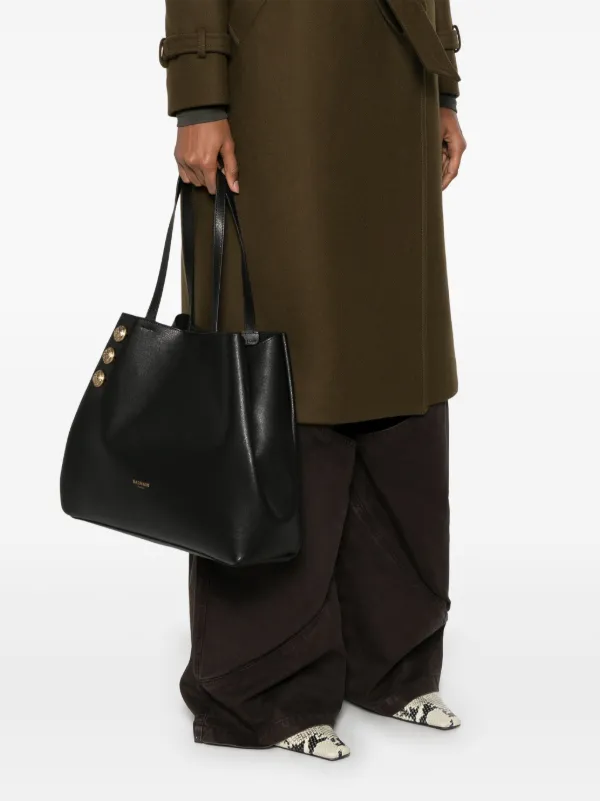 Balmain Emblème Tote Bag | Black | FARFETCH