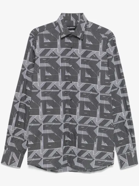 Karl Lagerfeld monogram-print shirt