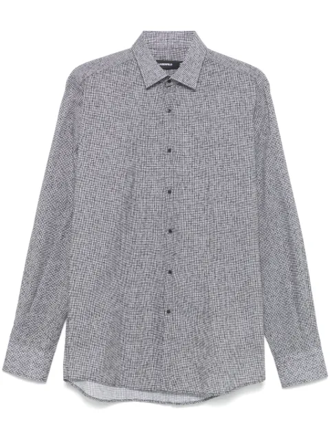 Karl Lagerfeld grid-pattern shirt