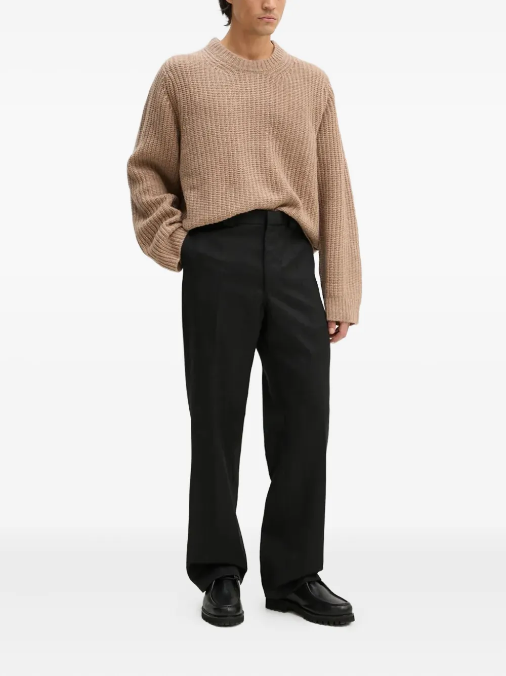 Won Hundred ribbed crew-neck sweater - Beige