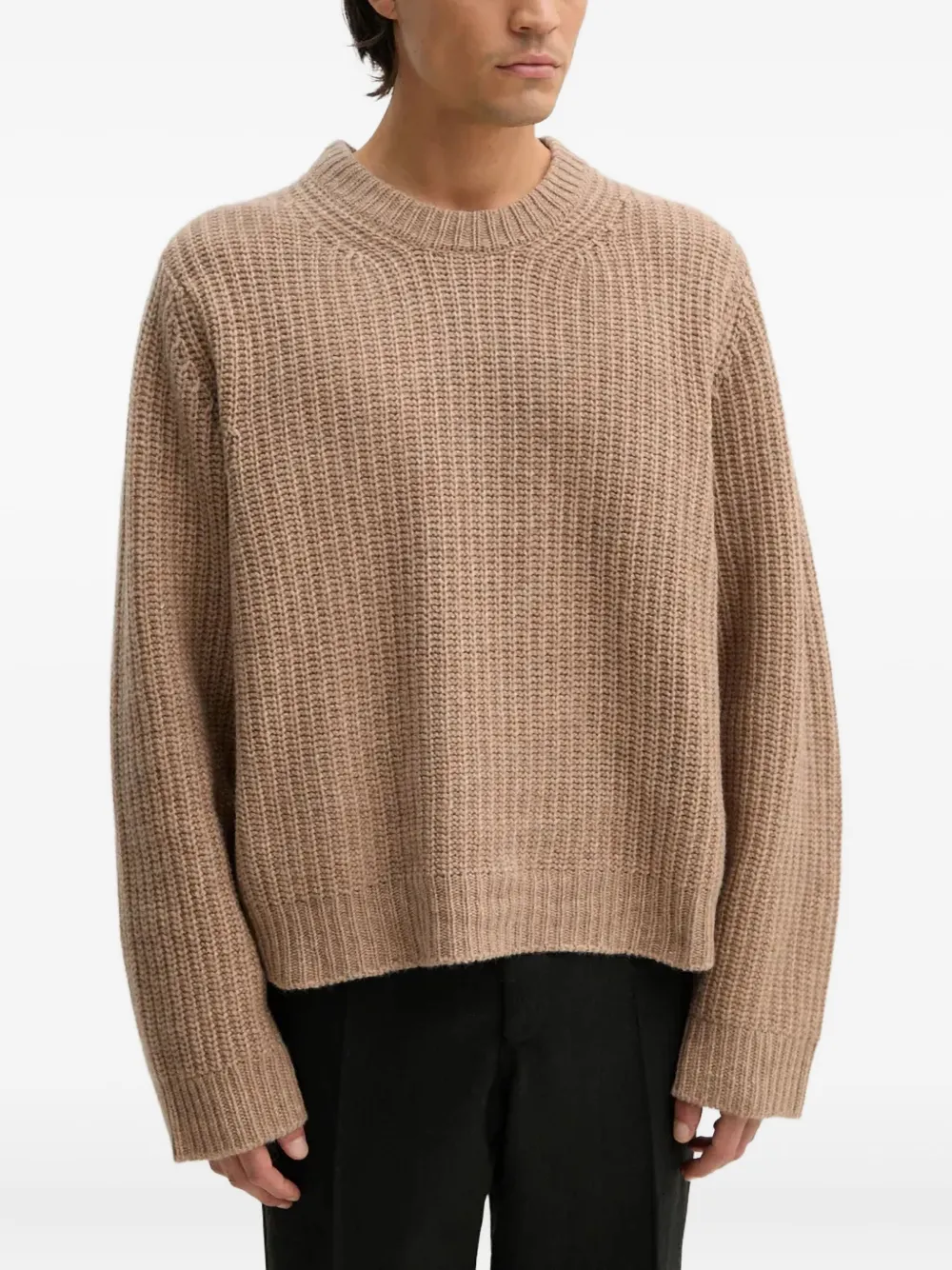 Won Hundred pull à design côtelé | tons neutres | Image 1