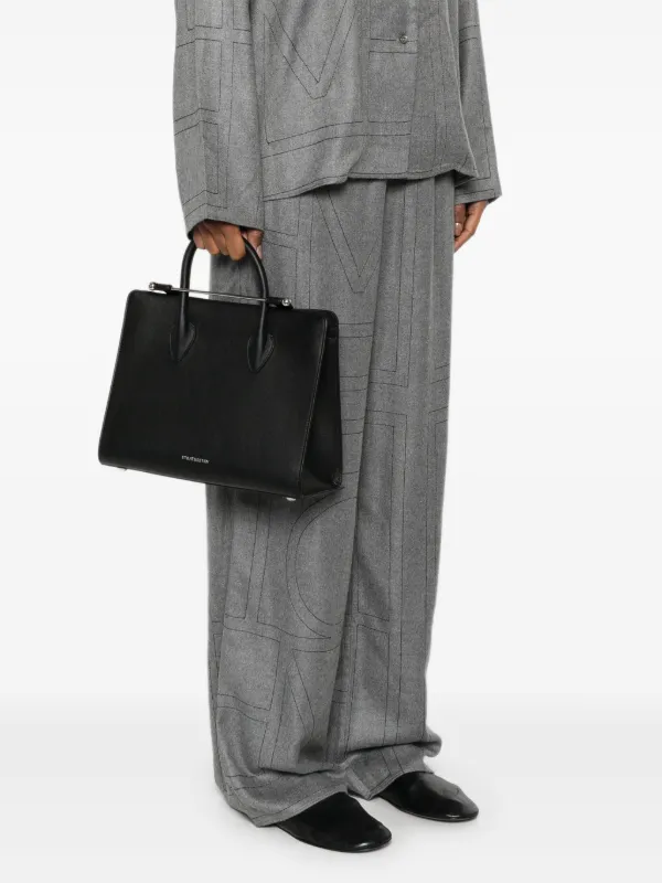 Strathberry Midi Tote Bag | Black | FARFETCH JO Strathberry Midi Tote Bag | Black | FARFETCH JO