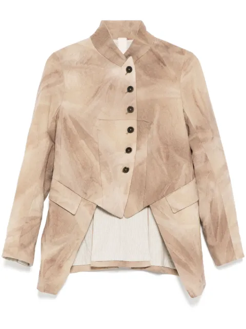 Forme D'expression blazer à effet usé