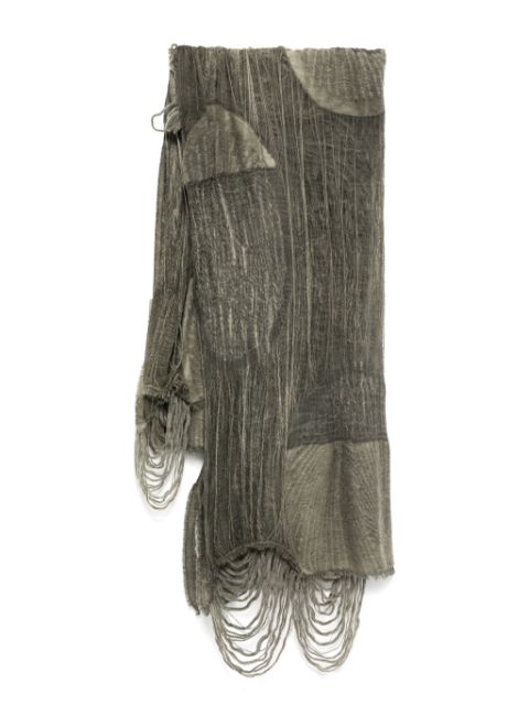 Forme D'expression distressed effect scarve