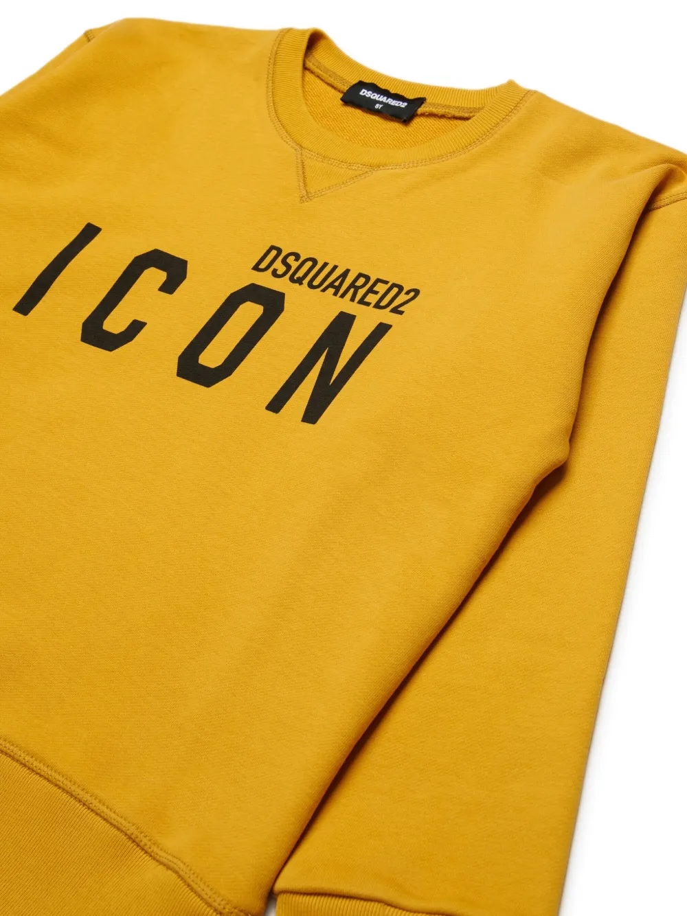 DSQUARED2 KIDS Sweater met print Geel