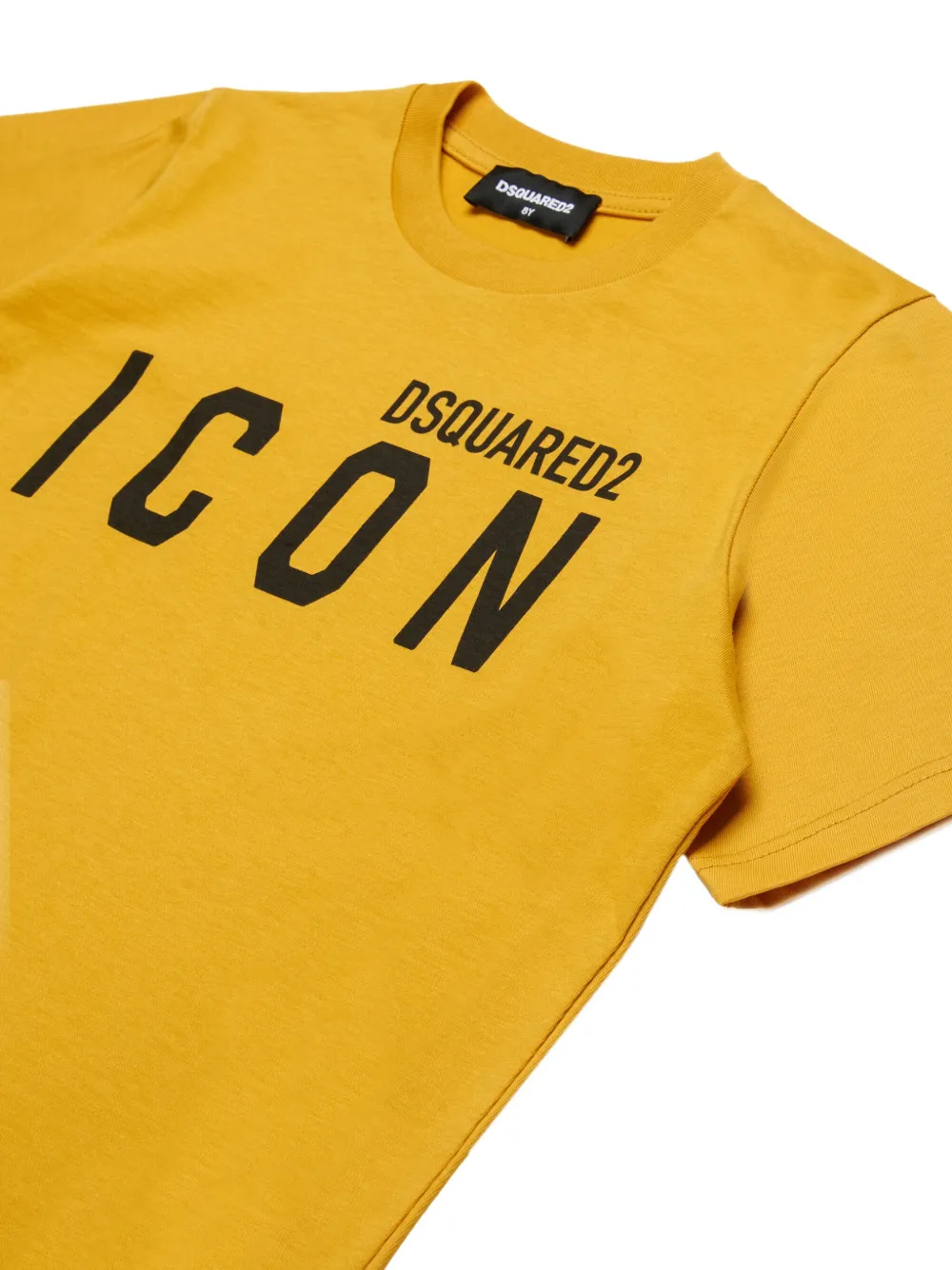 DSQUARED2 KIDS T-shirt met print Geel