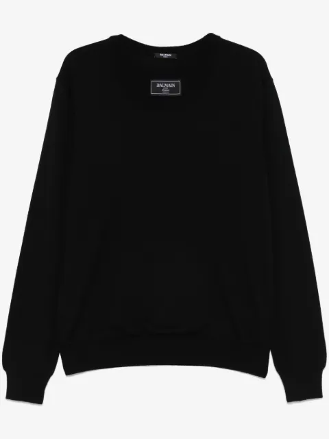 Balmain double-neck sweater