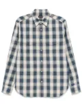 TOM FORD plaid-check shirt - Blue
