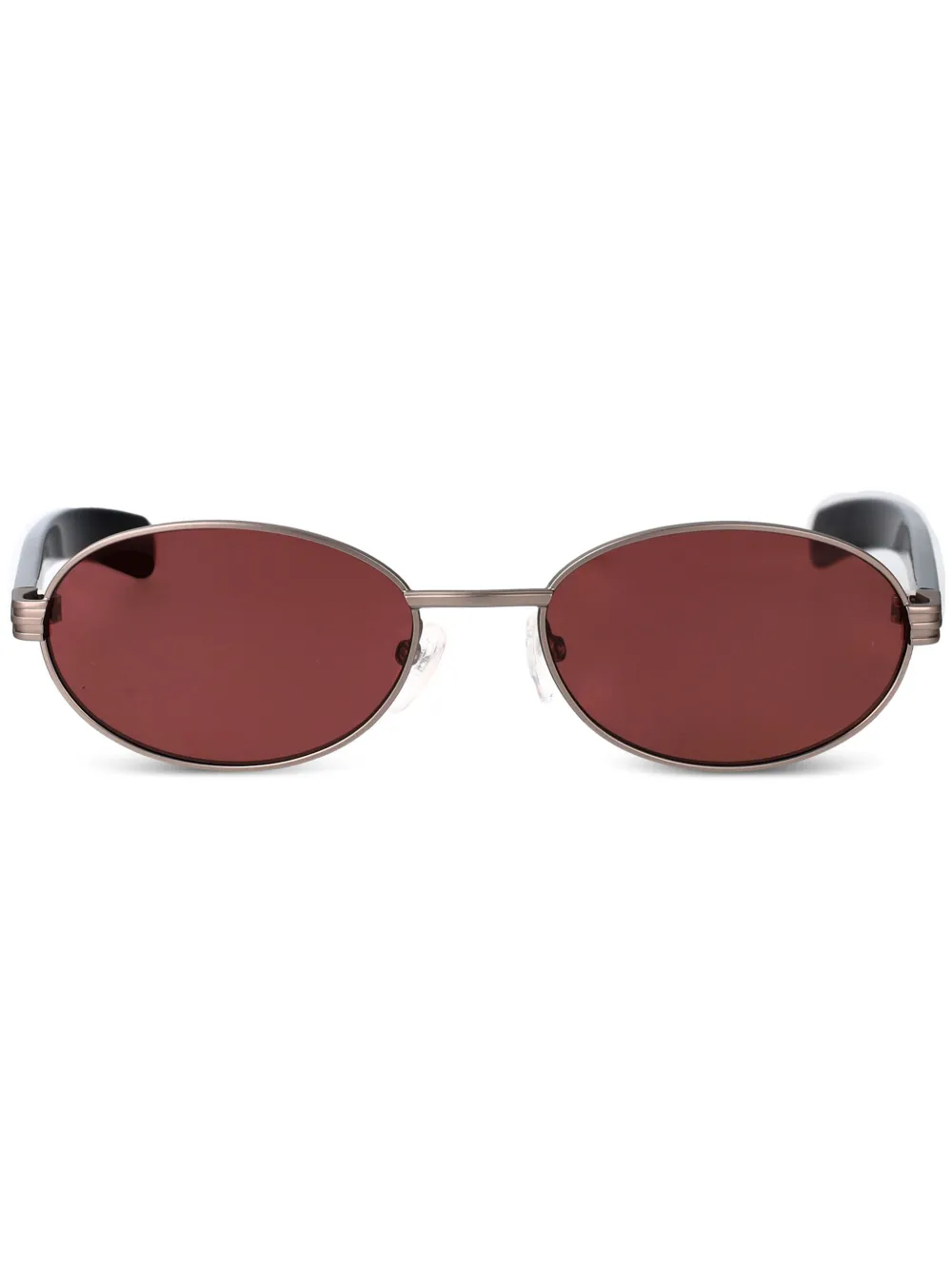 adidas oval-frame sunglasses | Silver | Image 1