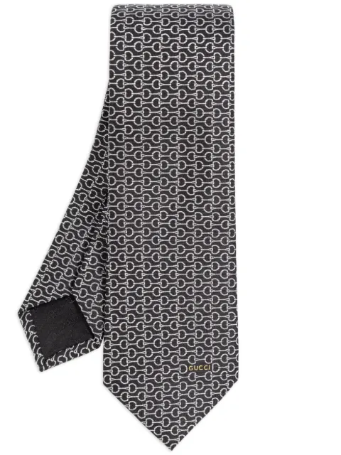 Gucci Horsebit silk tie