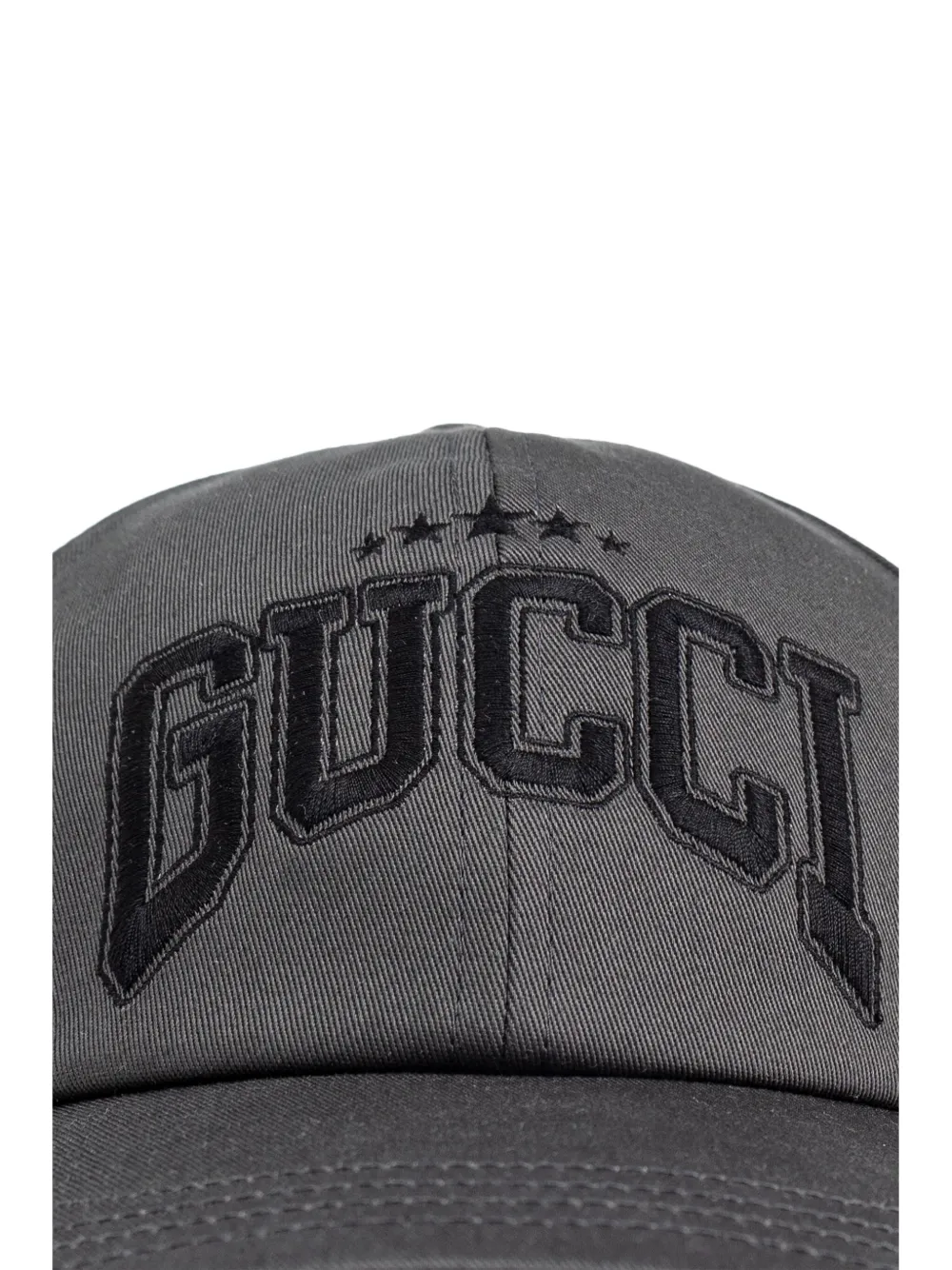 Gucci Pet met geborduurd logo Grijs