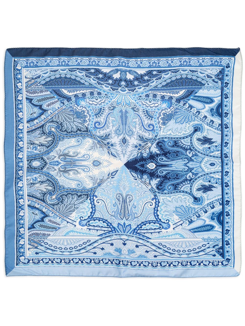 ETRO paisley-print scarf - Blue