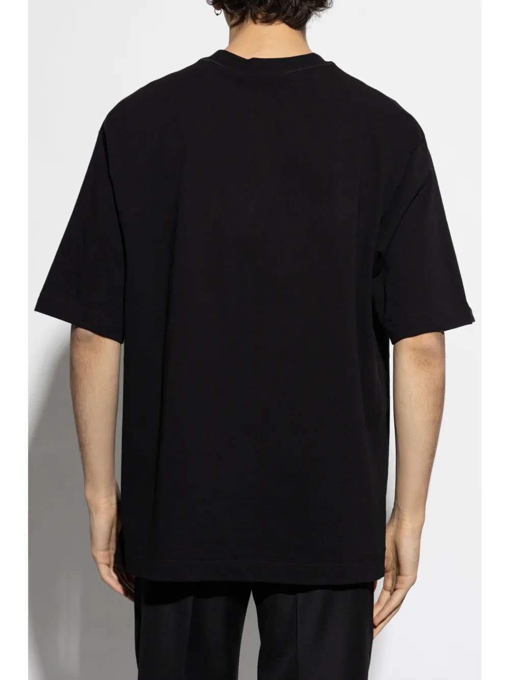 Gucci Katoenen T-shirt met logoprint Zwart
