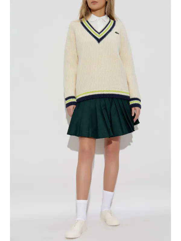Lacoste Wool Sweater | White | FARFETCH