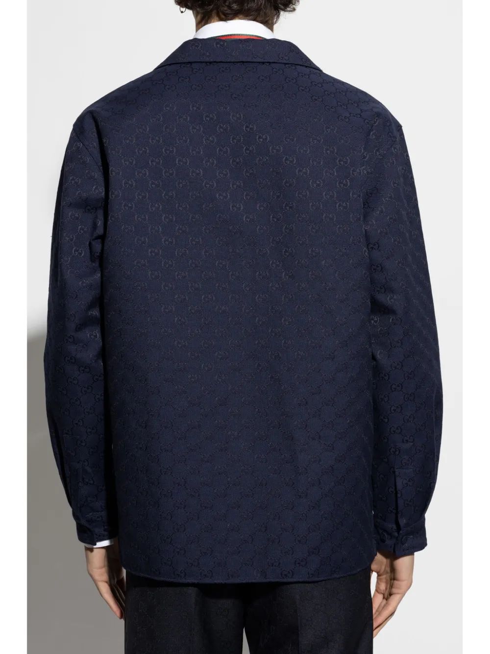 Gucci GG canvas overhemd Blauw