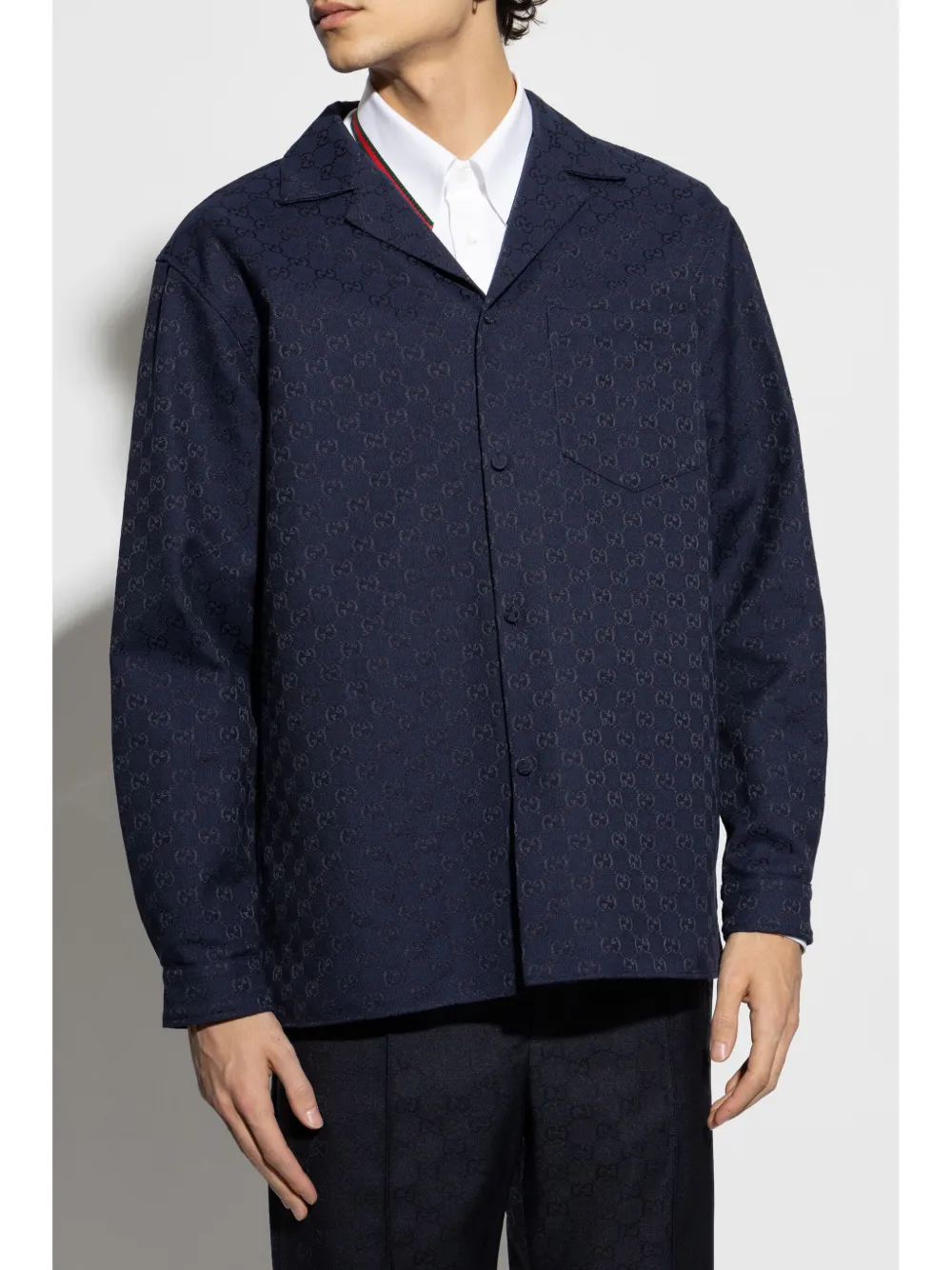 Gucci GG canvas overhemd Blauw